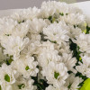 Букет из 7 белых кустовых хризантем